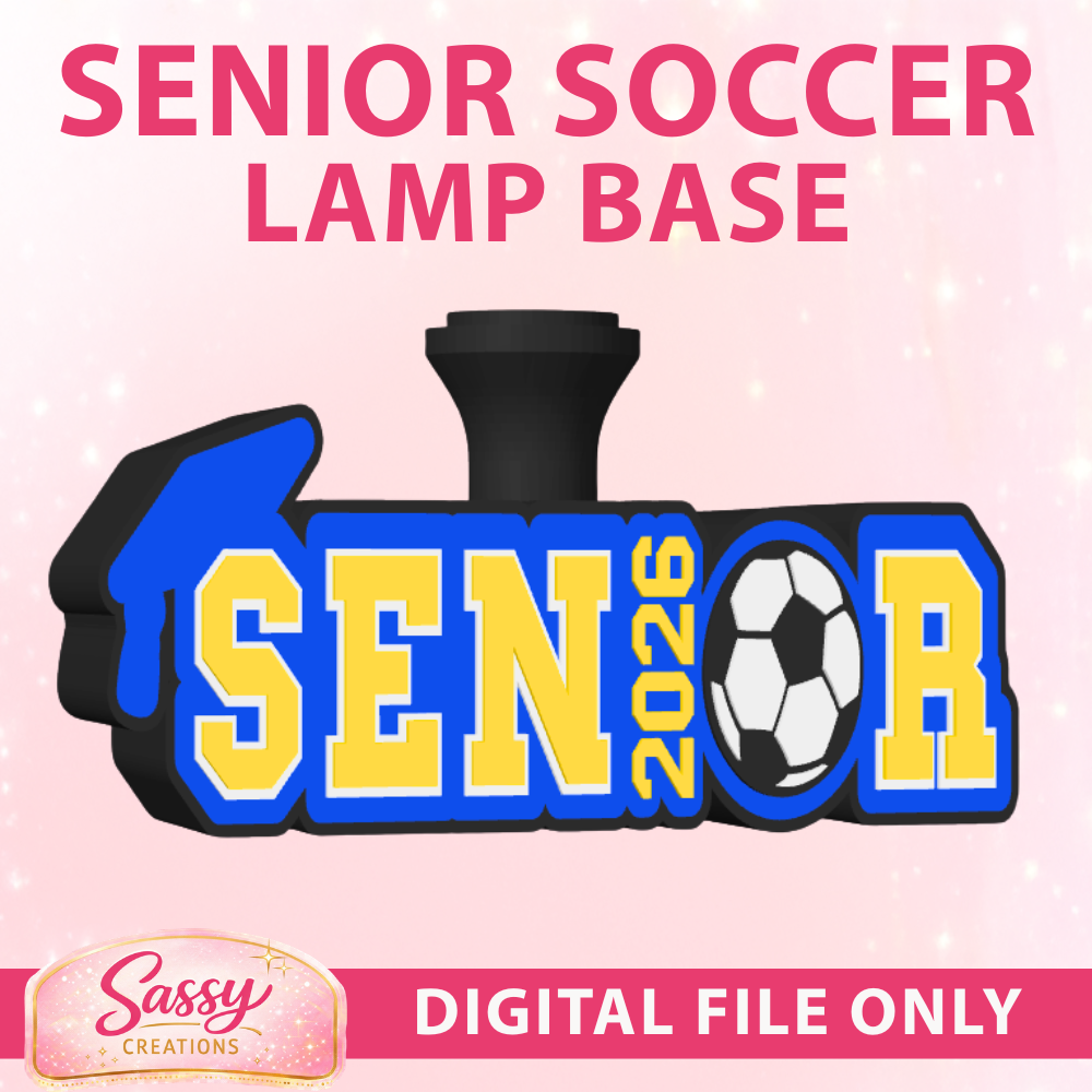 Senior Soccer Lamp Base