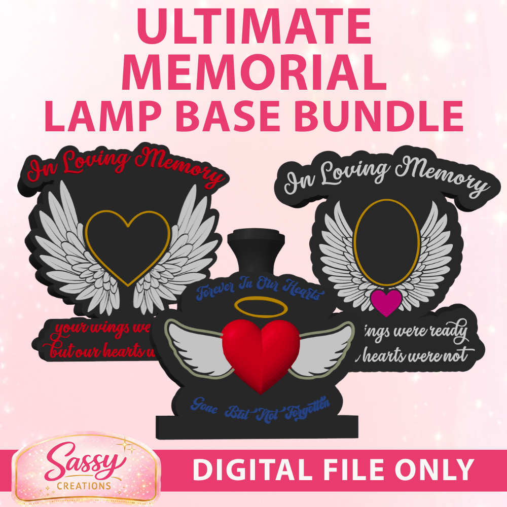 Ultimate Memorial Lamp Base Bundle