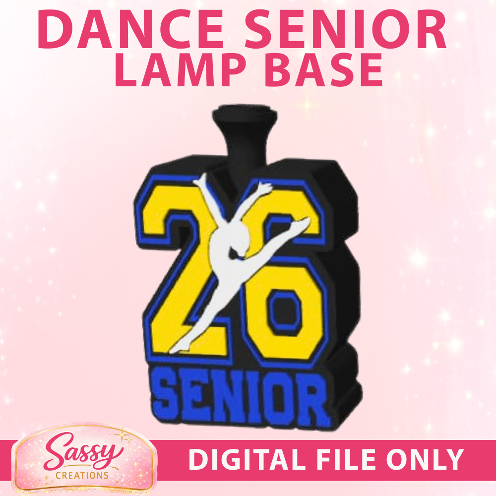 Dance Senior Couple Lamp Base