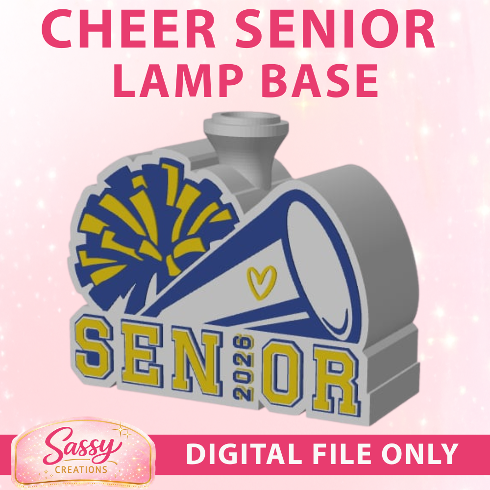 Senior Cheer Lamp Base