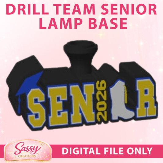 Drill Team Senior Couple Lamp Base