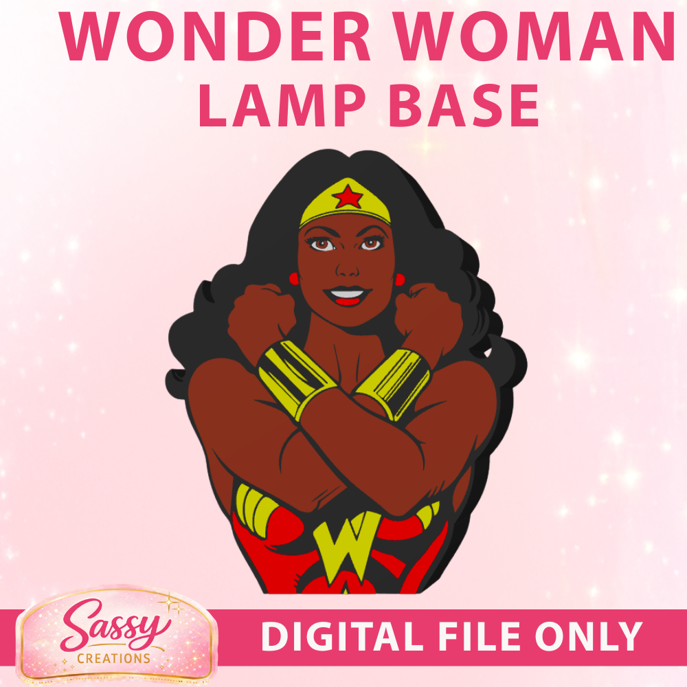 Wonder Woman Lamp Base