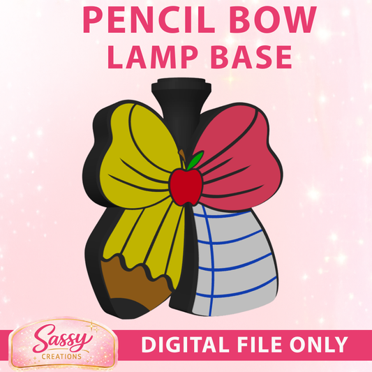 Pencil Bow  Lamp Base