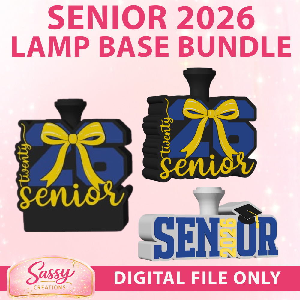 Senior 2026 Lamp Base Bundle
