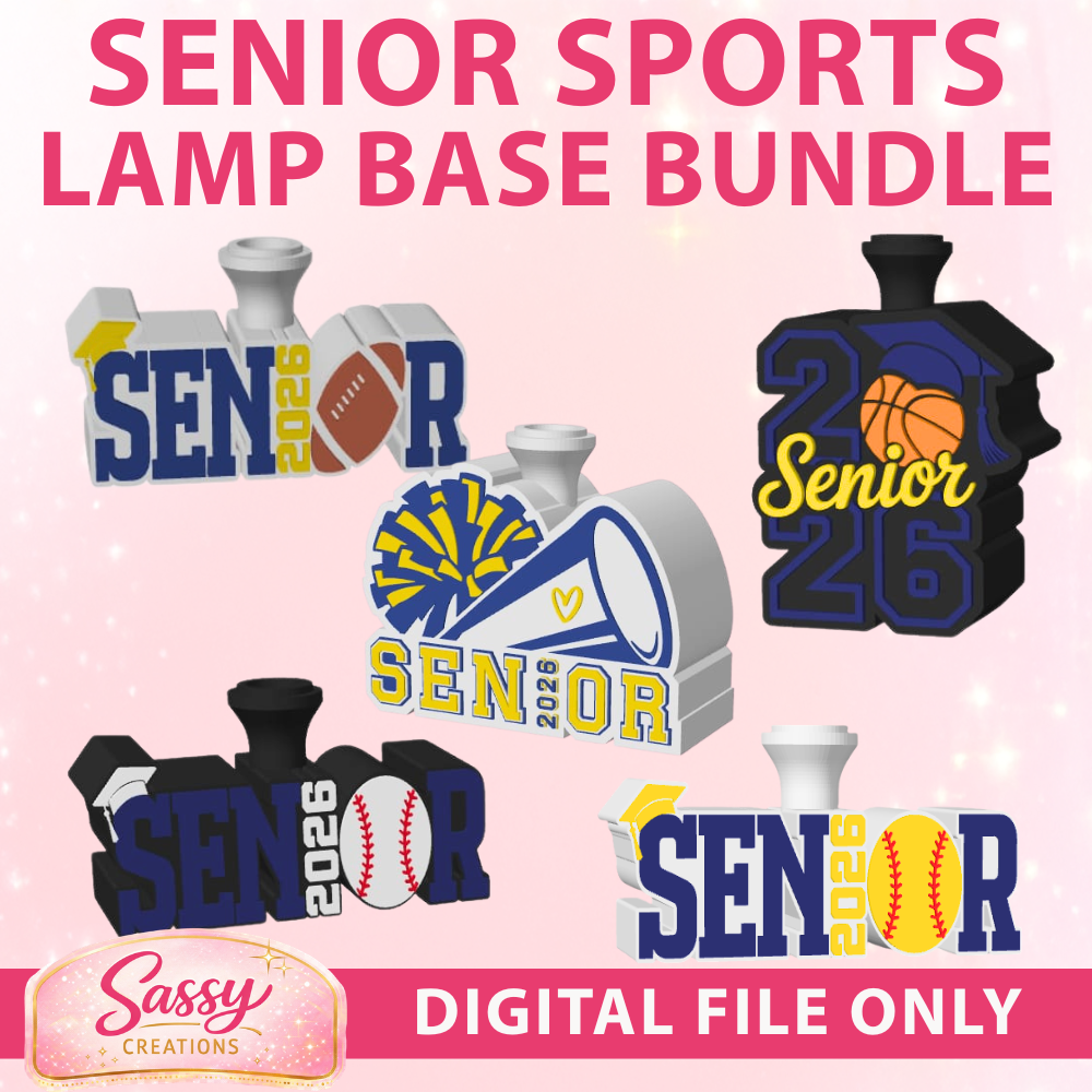 Senior Sports Lamp Base Bundle