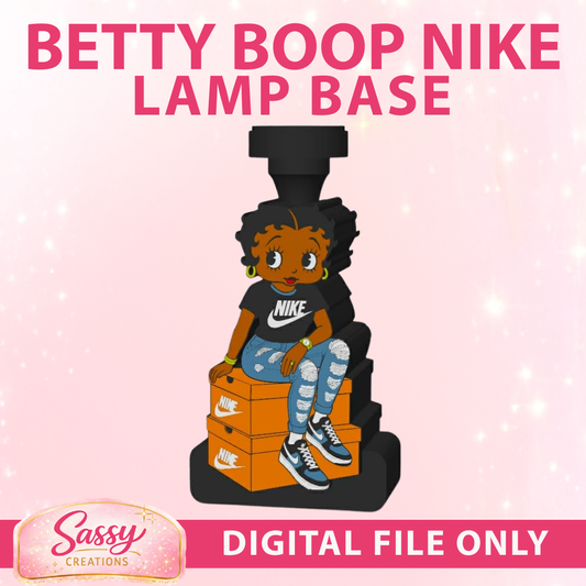 Betty Boop Nike Lamp Base