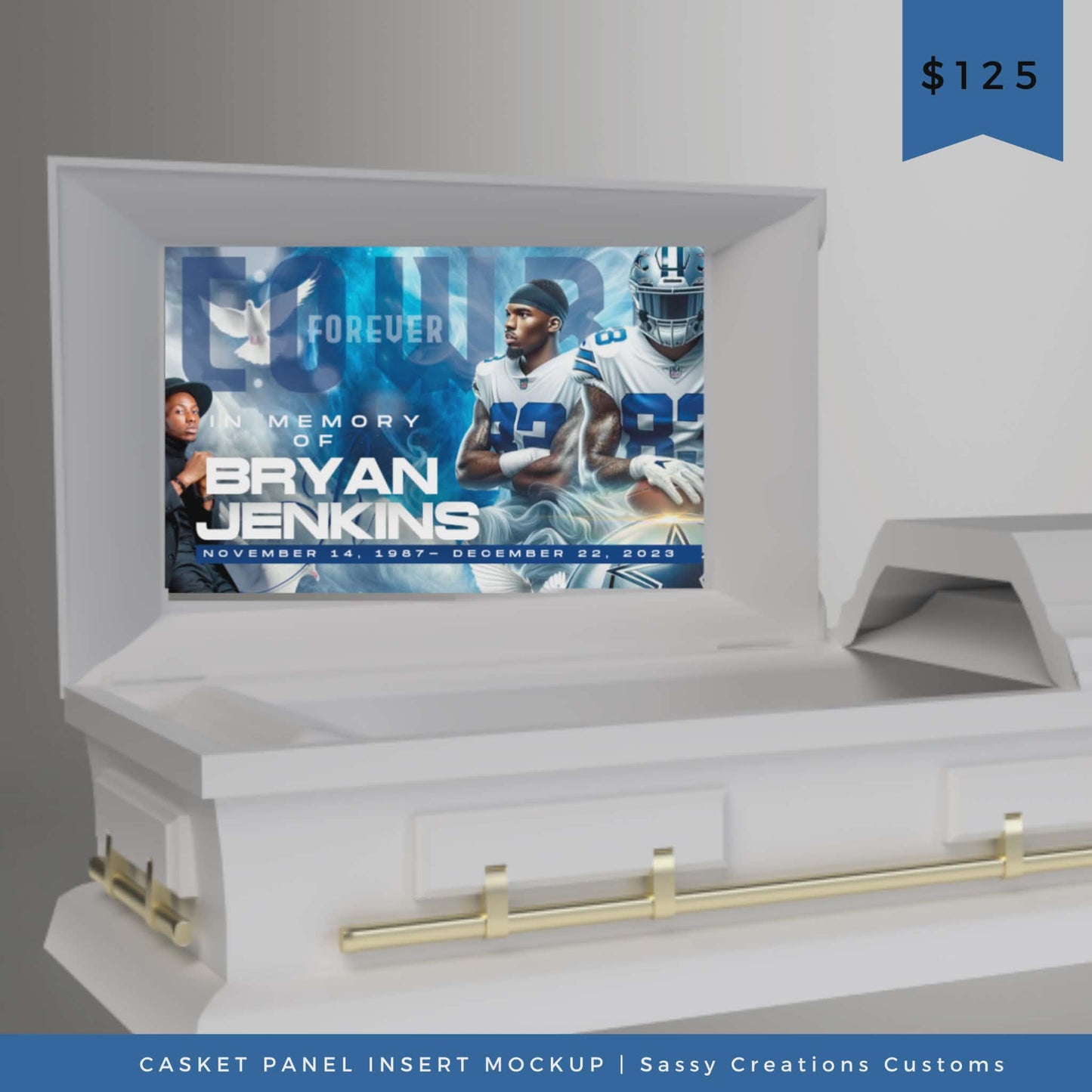 Casket Panel Insert - Free Digital Image