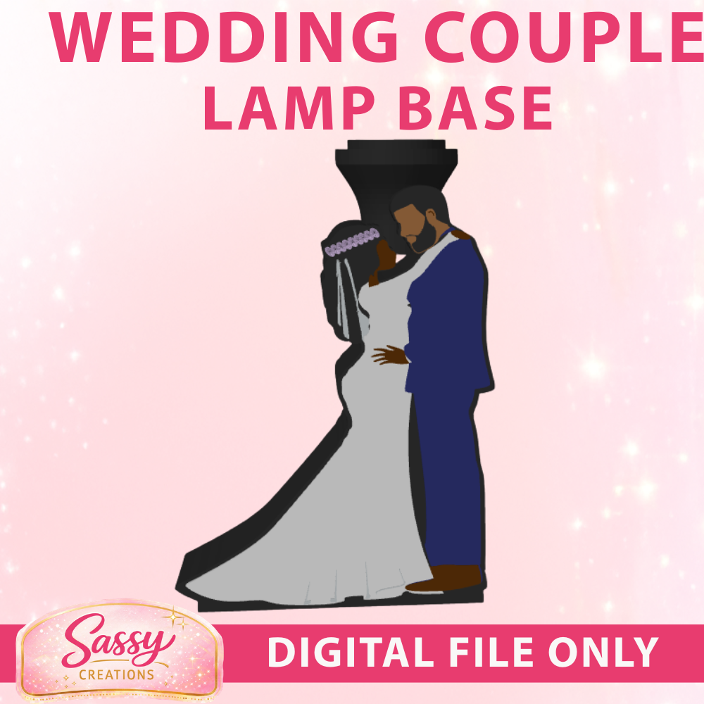 Wedding Couple Lamp Base