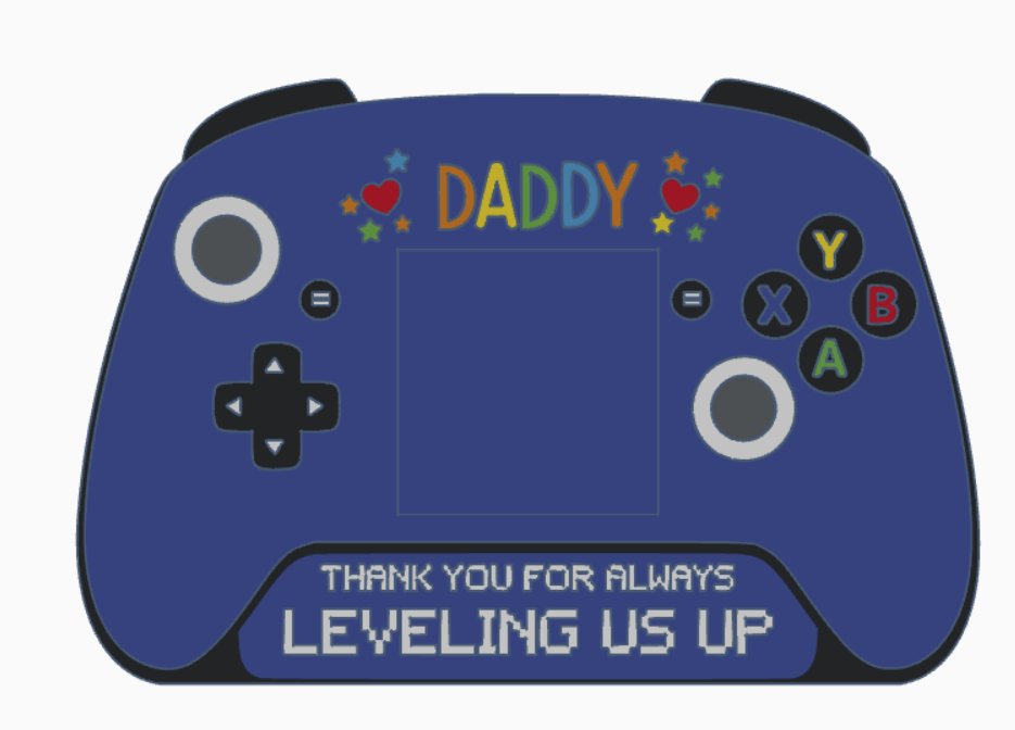 Gamer Dad Photo Sign