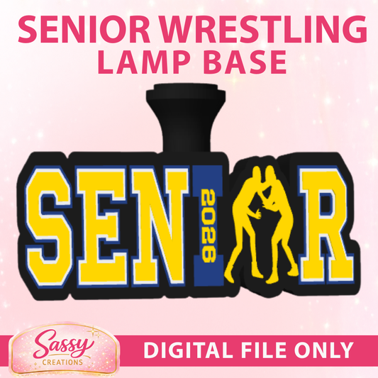 Senior Wrestling Lamp Base